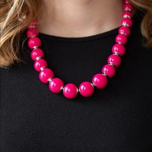 Hot Pink Necklace Set